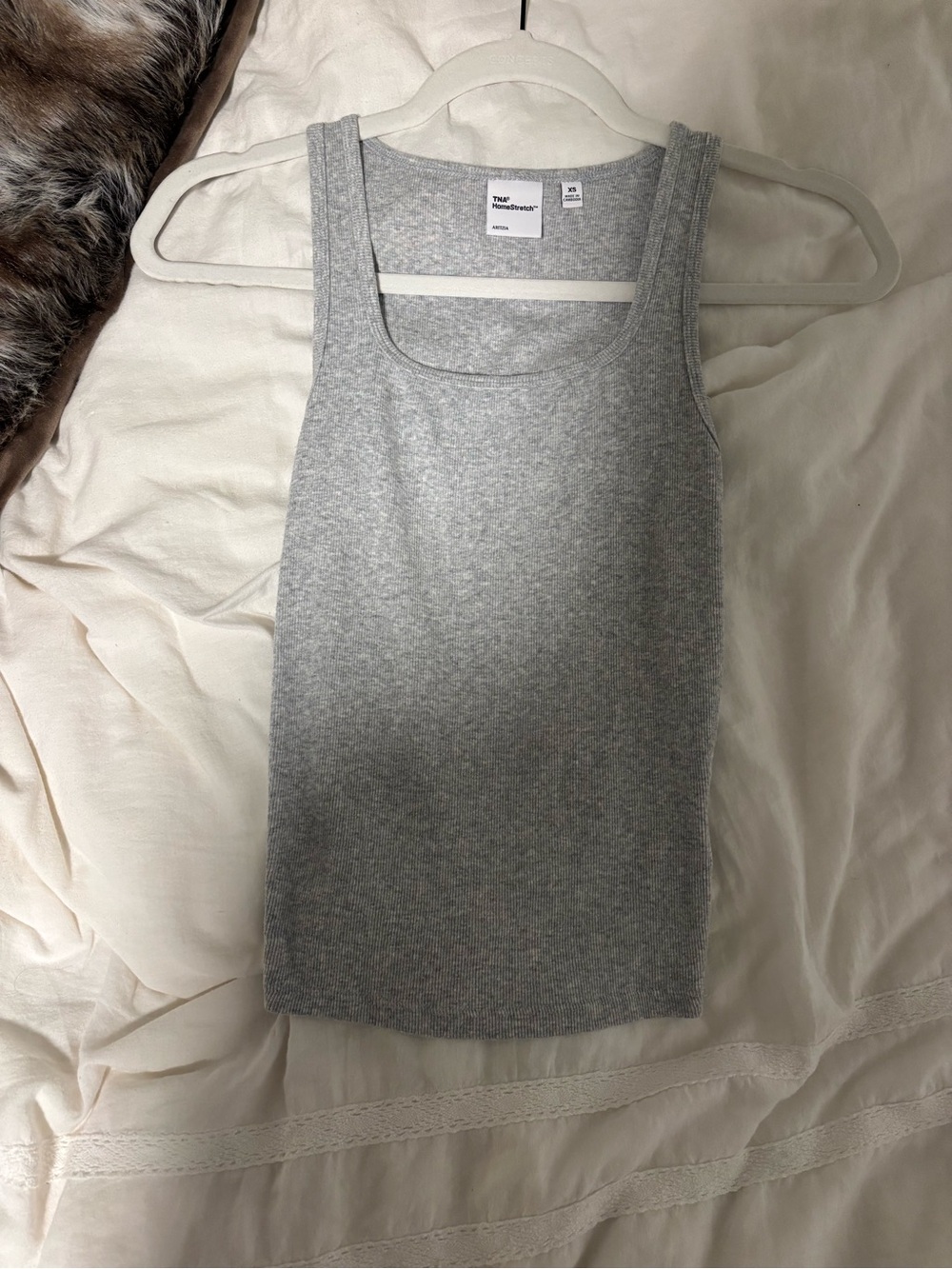 Aritzia TNA gray tank top